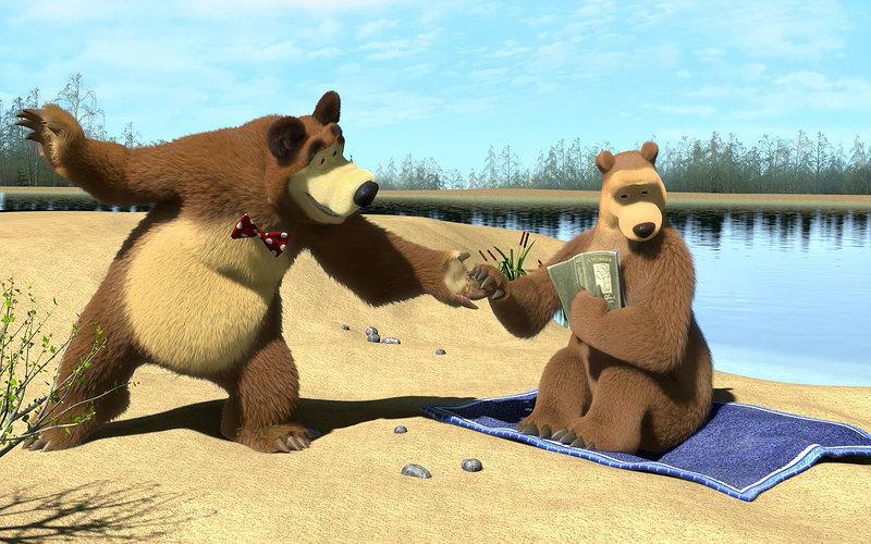 Из мультфильма Маша и медведь - Каникулы